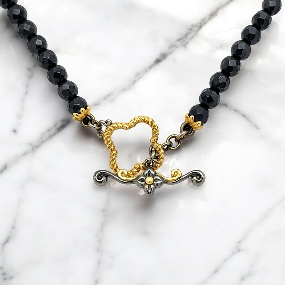 Michael Valitutti Hematite And Ruby Accent Neckla… - image 4